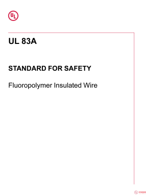UL 83A PDF UL 83A PDF